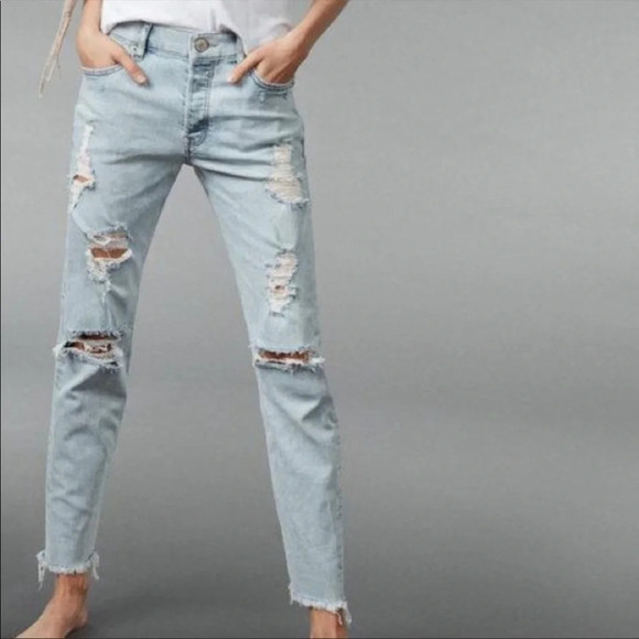 Express distressed skinny denim - Picture 3 of 10